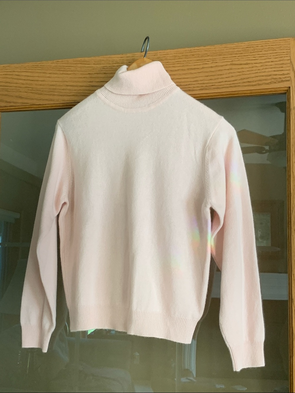 Talbots Pale Pink Turtleneck Sweater
